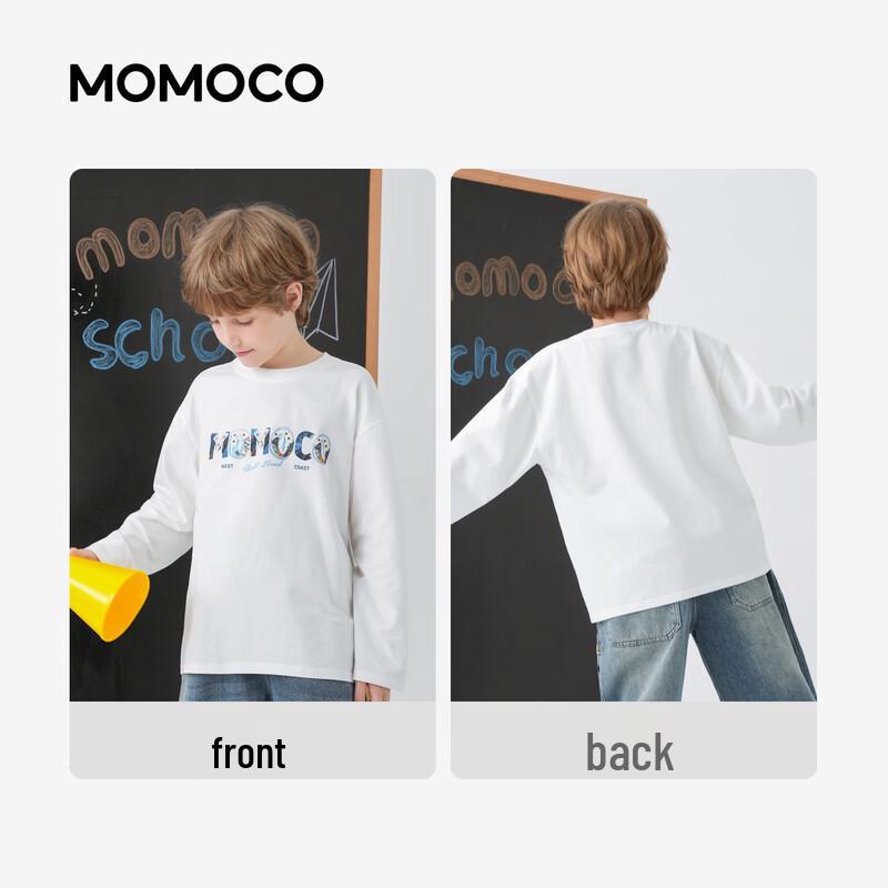 MOMOCO Boys' Long Sleeve Casual T-Shirt