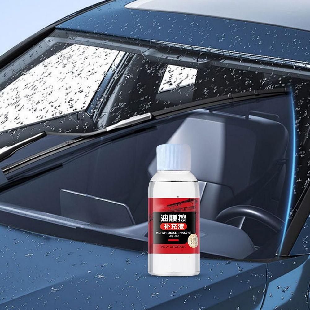 50ML Auto Glass Film Coating Remover Windshield Glass Oil Film Cleaner for Car Home Glass