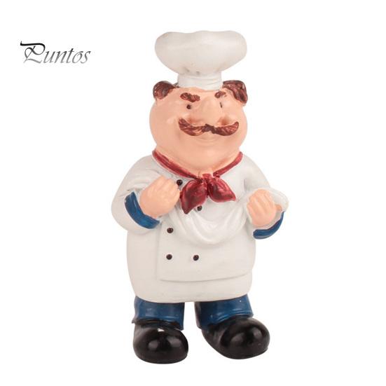 No Drill Wall Mount Cartoon Chef Hook, Resin Adhesive Toothbrush Holder, Small Decor Items Decorative Organizer for Kitchen or Washbasin Kids