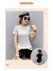 2024 Women's Slim Fit Lace Hollow Diamond Tee - Short-Sleeved, Round Neck Fashion for Spring/Summer