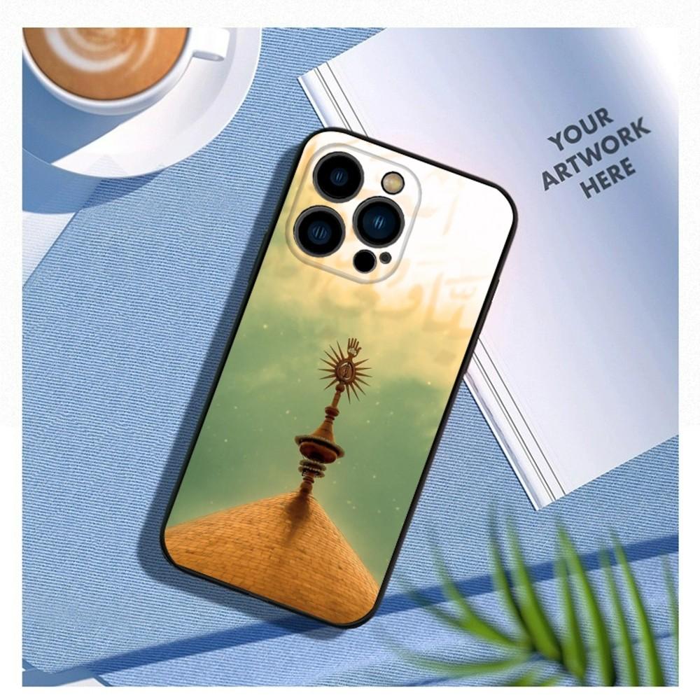 Imam Hussain Shia Ali Phone Case For iPhone15,14,13,12 Mini 11 Pro XR,X,XS,MAX 7,8 Plus Silicone Cover Soft Black