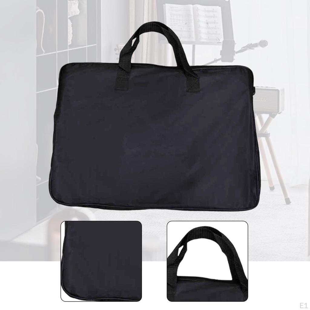 Music Stand Bag, Oxford Zipper Closure for Notebook, Books, Musicians Gift, Waterproof Sheet
