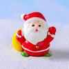 Mini Christmas Figurines Santa Clause Cartoon Snowman Statue Gift Miniature Knick-knacks