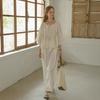 Peulaudeumali Pm_Relaxed Fit Peasant Blouse_Ivory