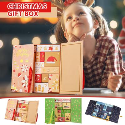 Weihnachts-Countdown-Kalender, neue Geschenkbox für Heiligabend, kleine Geschenkverpackung