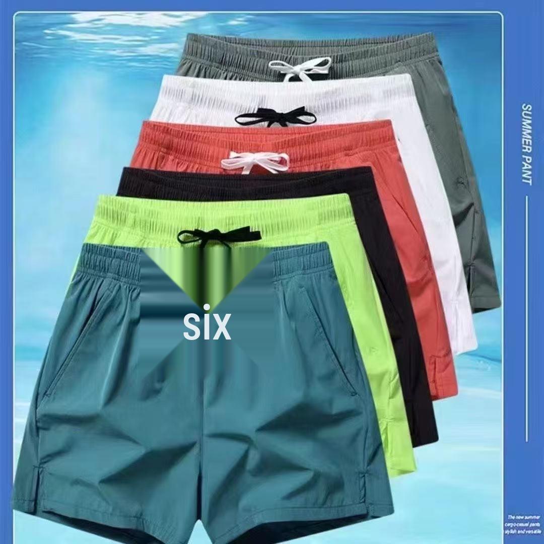 

Men s Quick-Dry Ice Silk Casual Running Shorts 3XL