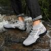 Outdoor Herren Kletterschuh Rutschfester Wanderschuh Atmungsaktiver Watschuh Umhängetasche Flusslaufschuh Abriebfest Übergröße48