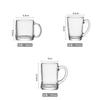 Durable And Heat Resistant Glass Mug With Handle For Home Office And Restaurant Use 330ml