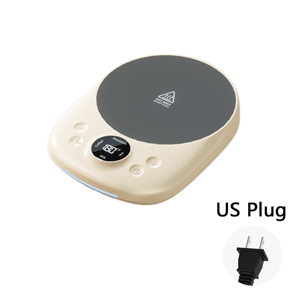 Auto Power Away Function Smart Cup Heater 9 Temp Settings Desktop Cup Warmer  Milk Tea