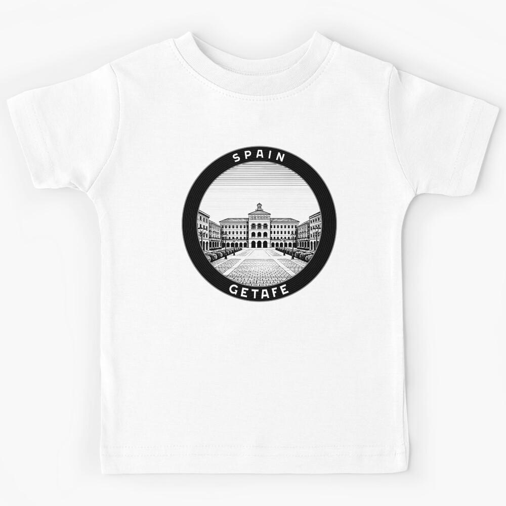 Getafe Spain Linocut Style  Kids T-Shirt 100