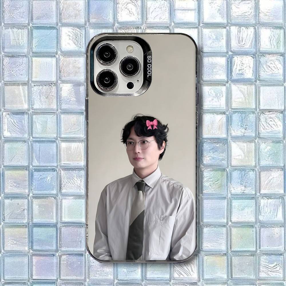 

Roh J-Jae W-Won Phone Case For iPhone 17,16,15,14,13,12,11,Air,X,XR,Pro,Max,Plus IMD Silver Shell iPhone15pro