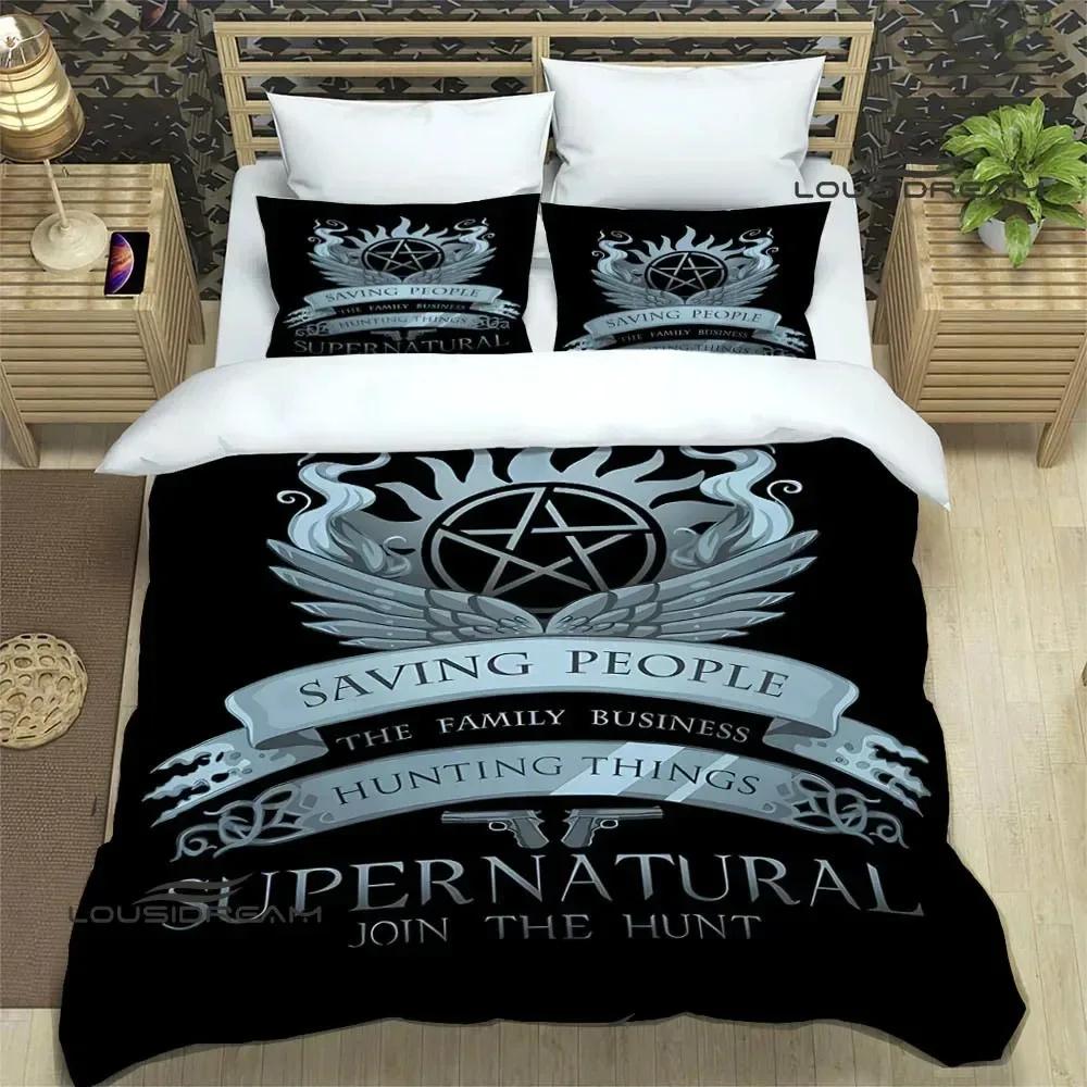 

Supernatural Join The Hunt Bedding Sets Exquisite Supplies Set Duvet Cover Bed Comforter Set Bedding Set Luxury Birthday Gift 70x133cm 2pcs