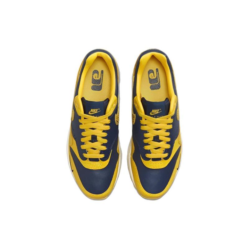 Nike Air Max 1 "Head To Head" Women's Low-Top Lifestyle Casual Shoes Yellow Blue FJ5479-410