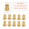 10pcs Carburetor Main Jets Slow Pilot Jets M5 6mm M4 5mm Thread For PWK Keihin OKO CVK Carb Set Injector Nozzle Motorcycle Part