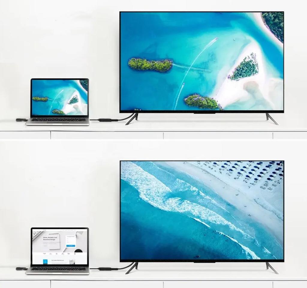 HDMI 4K Buchse zu DisplayPort Stecker Adapter