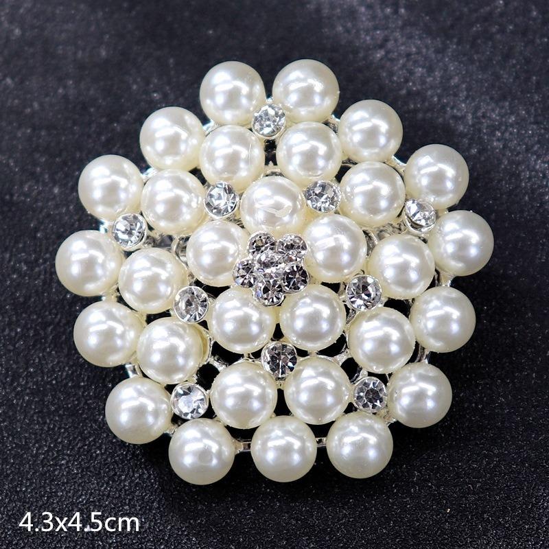 Genuine Professional Amasht Brooch Retro High-end Temperament Luxury Pearl Diamond Pin Women's Suit and Accessories