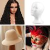 Women Foam Head Foam Wig Styling Head Wig Hat Headwear Display Model Salon Beauty Supplies For Travel Cosmetology