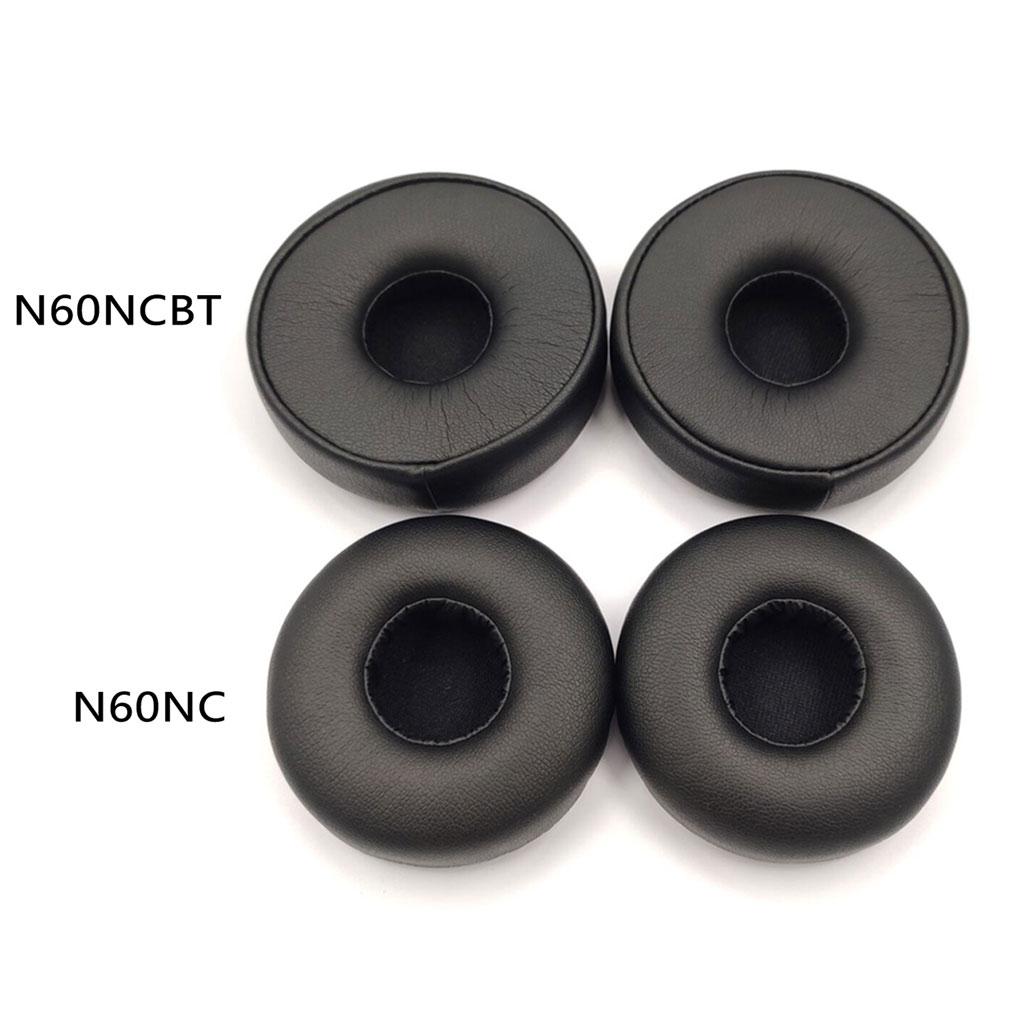 2 Pièces Coussinets d'Oreilles en Mousse à Mémoire Éponge Housse pour AKG N60NC N60 Coussinet Doux Casque Sans Fil Manchon de Protection
