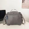 Trendy Street Style Gray Nylon Backpack For Women Casual Single Shoulder Bag