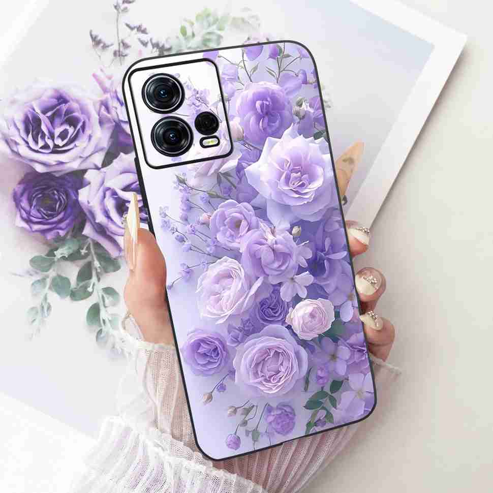 For Motorola Moto S30 Pro 5G XT2243-2 Case Cartoon Cat Butterfly Silicone TPU Black Cover For MOTO S30 Pro 5G Phone Shell Bumper