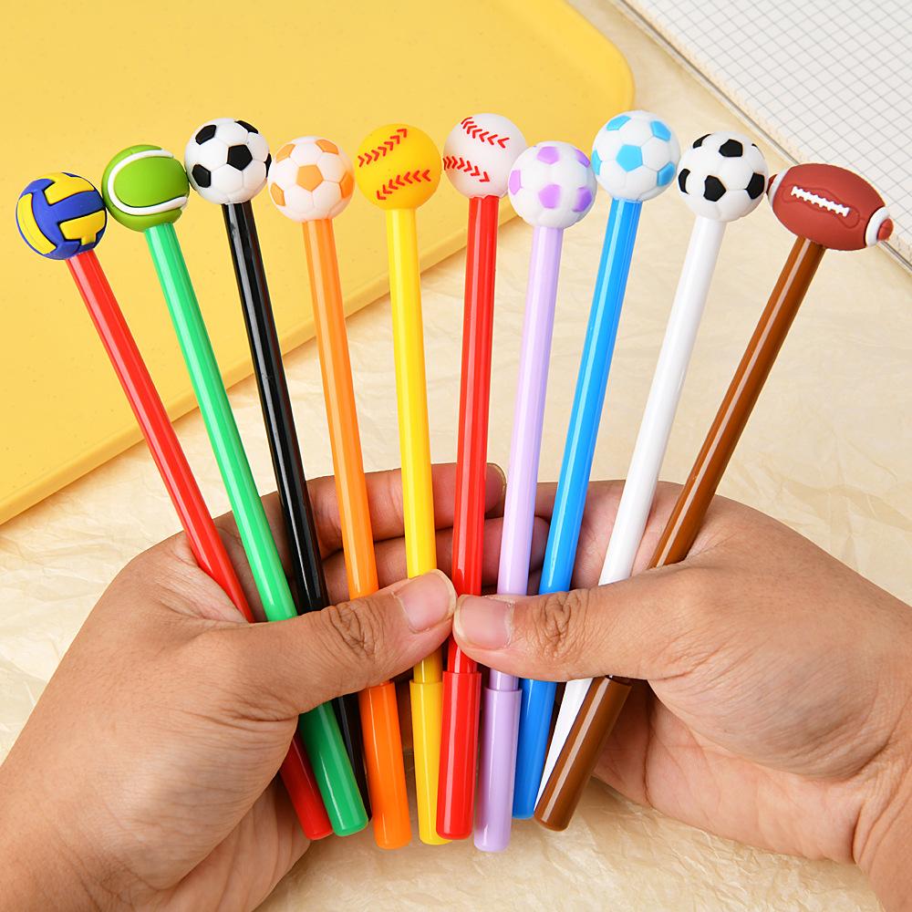 1 Pc Football, Basketball, Rugby Pen Fluent Writing Suitable for Office Work, Brushing Questions, Signing Writing, Diaries, Notes, Student Classroom