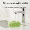 New Antibacterial Bathroom Cleaning Ball Round Reusable Countertop Cleaning Brush Sink Brush for Washbasin Toilet Sink