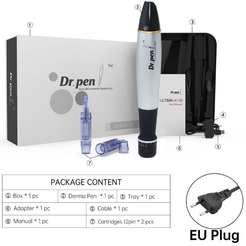 Dispositivo Elétrico Avançado Dr Pen A1 para Microneedling para Crescimento Capilar e Sérum para Couro Cabeludo