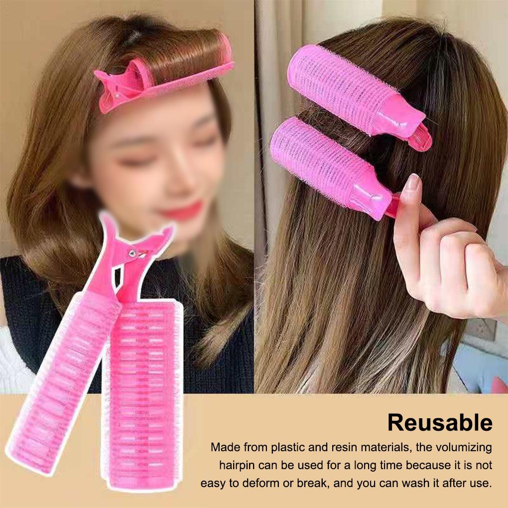 Women Hair Root Clip Volumizing Fluffy Styling Curling Bangs Rollers Portable Household Washable Hairpins Clamps Makeup