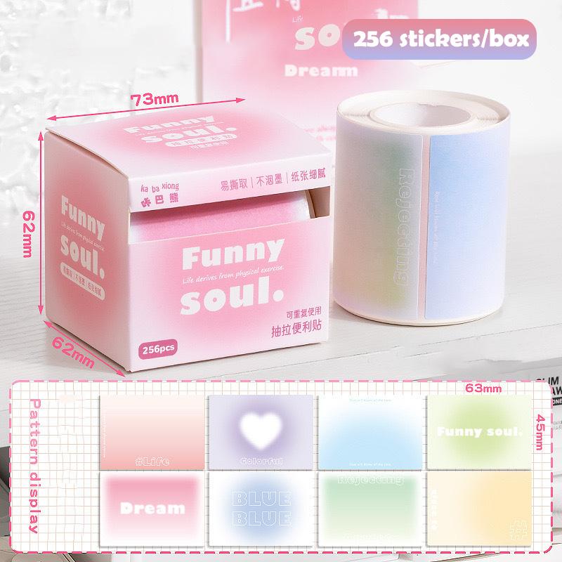 

Липкие этикетки, многократно наклеиваемые без клея, удобные наклейки, простые милые канцелярские принадлежности, прозрачный альбом для наклеек