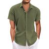 Havajská košile pro muže, pánské vintage košile na bowling s krátkým rukávem letní plážová košile