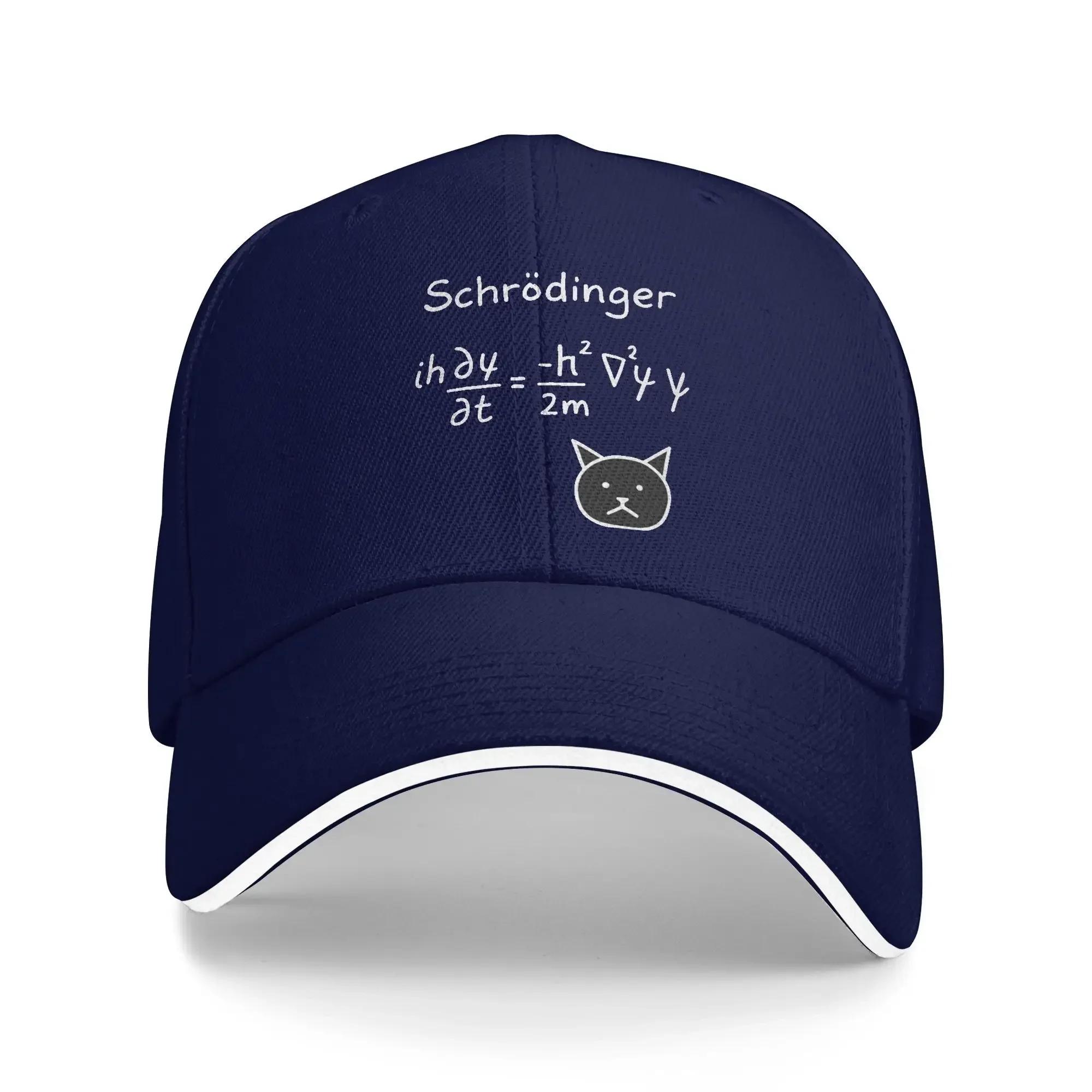 Schrodinger s Cat Baseball Cap  Street Style Hip Hop Hats Summer Female Male Kpop Rock Snapback Cap One Size