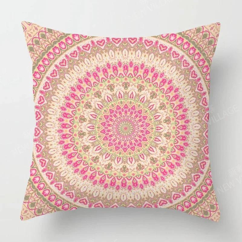 

Осенний домашний декоративный диван Мандала Чехол для подушки в стиле бохо Осенний чехол для подушки в гостиную 40x40cm