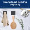 2-6Pcs Self Adhesive Bathroom Wall Hook Stainless Steel Strong Adhesive Towel Coat Hanging Rack Kitchen Bathroom Clothes Hook