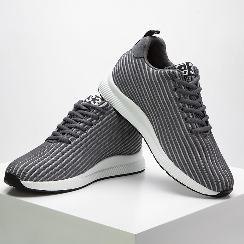 Fashion Men Sneakers Elevator Shoes Height Increase Shoes For Men Hidden Heels 6cm Optional Breathable Lift Sports Height Increasing Man