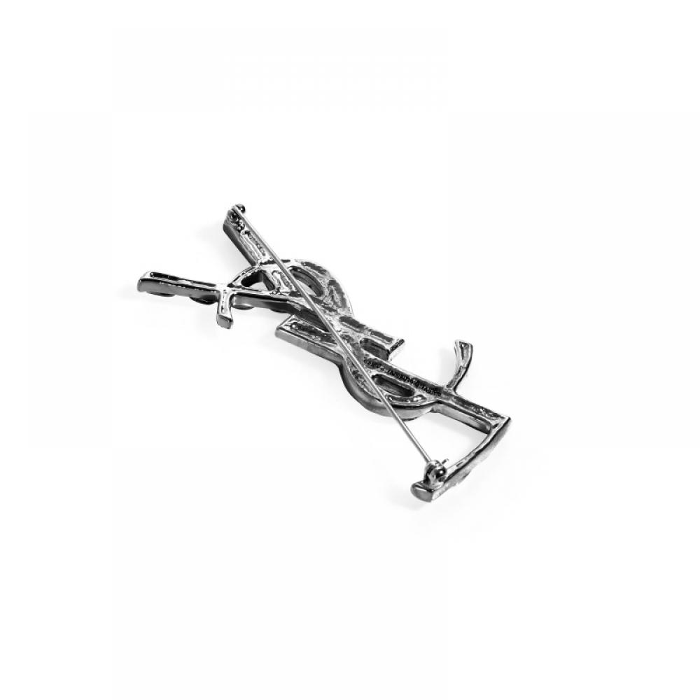 Broche Monograma Cassandra Saint Laurent 470371 Y1500 8142