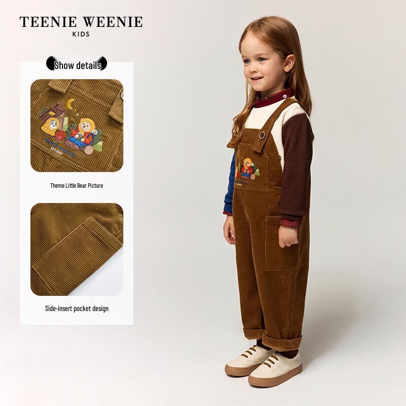 Teenie Weenie Kids Corduroy Overall Pants