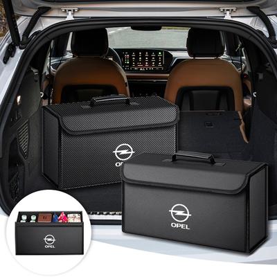 Car Organizer Trunk Storage Bag Large Capacity Storage Box Bag For Vauxhall OPC ADAM Insignia Antara Corsa J D H Kadett GT