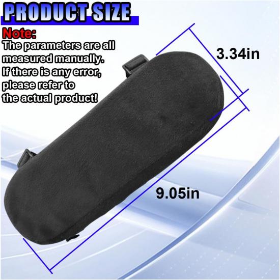2PCS Car Elbow Pad Arm Rest Cover, Soft Armrest Cushion Pad for Arm Comfortable Support, Anti-Scratch Auto Armrest Pillow Protector, Universal Car