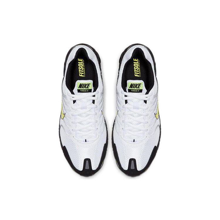 Nike Air Max Torch 4 White Volt Men Sneakers Black CK0061-100