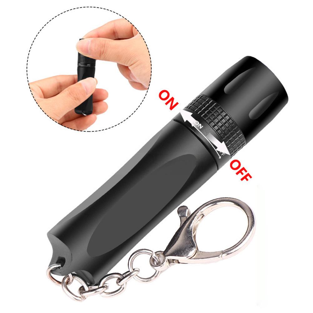 Keychain Flashlight Pocket Waterproof Bright Flashlight For Indoor Outdoor Reading Walking Camping Hiking
