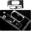 Car Accessories Fit for Nissan Altima 2019 2020 2021 2022 2023 2024 2025 Interior Gear Shift & Box Water Cup Panel Frame Cover Trim (Black Brushed)