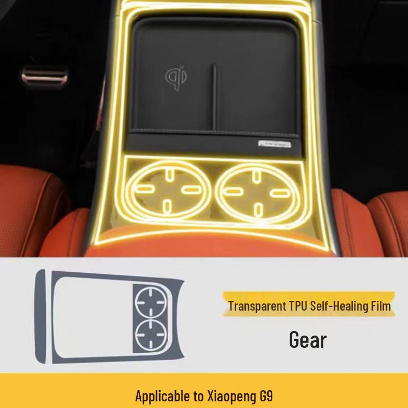 24X Xiaopeng G9 Dashboard & Gear Shift Transparent Protector Film