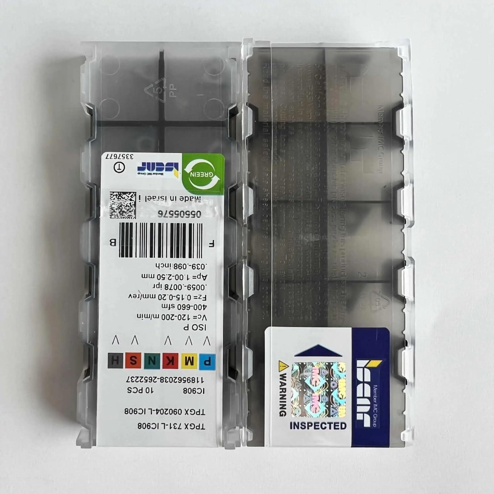 

TPGX090204-L IC908 /Industrial indexable Carbide Inserts 10 PCS