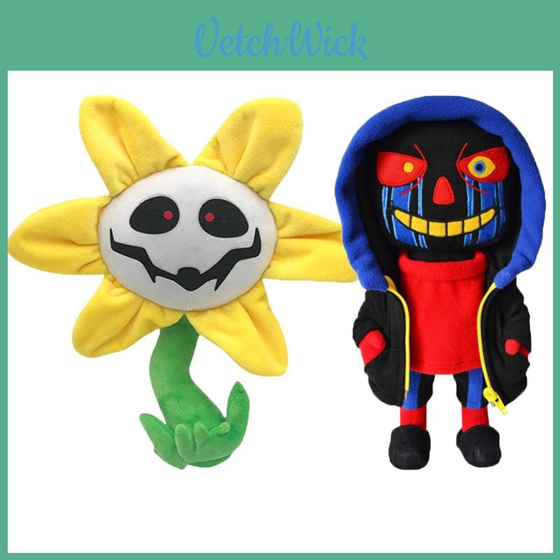Deltarune Undertale Zombies Boss Flower Plüschfigur, weiche und farbenfrohe Stoffpuppe für Fans