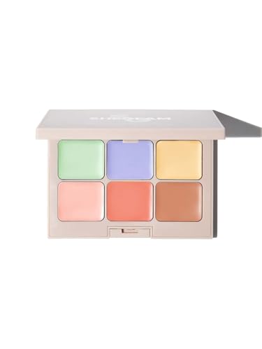 SHEGLAM Multi-Fix Concealer Color Corrector 6 Colors Full Coverage Cream Brightening Lightweight Multi-Purpose Skin Tone Adjustment