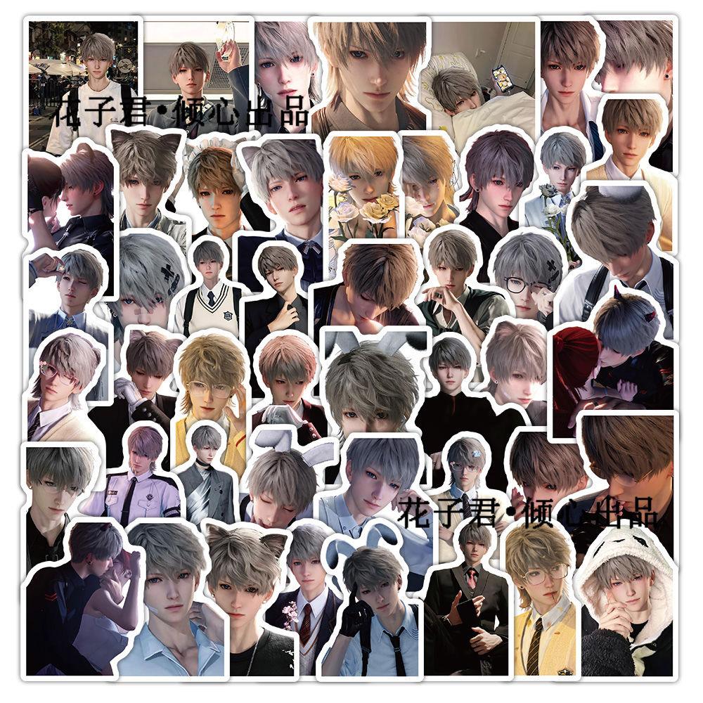 Hot Game Love and Deepspace Stickers Sylus Xavier Zayne Rafayel Caleb Cartoon Cosplay Character Stickers Decorate Prop Gifts