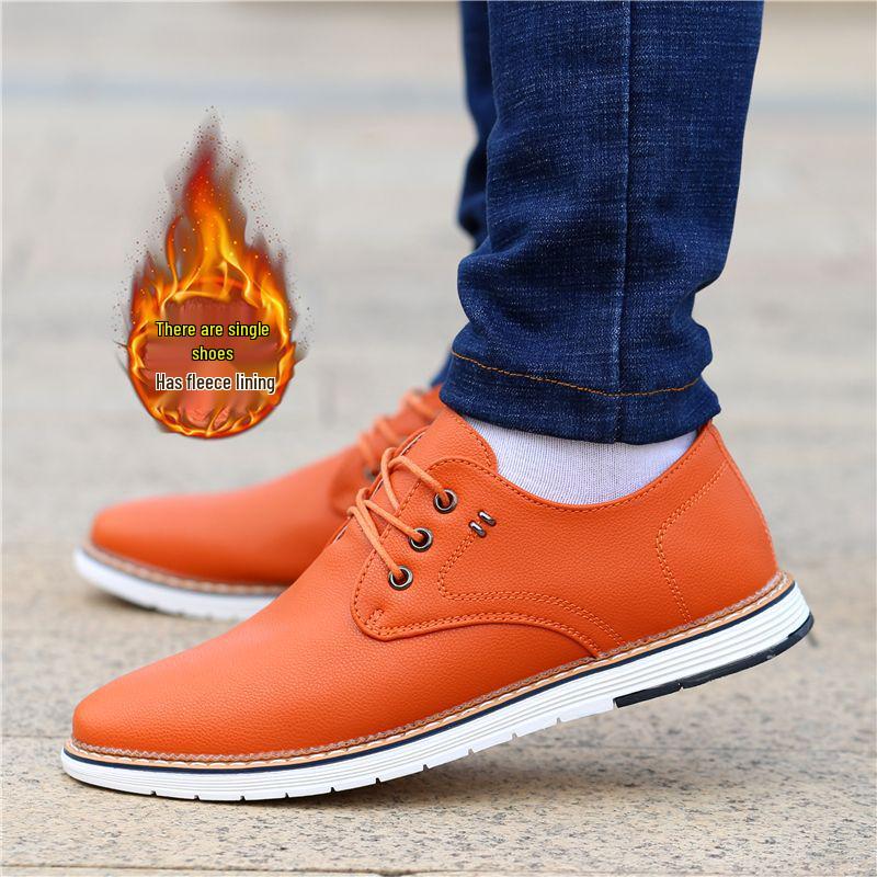 Men's Summer Soft Leather Korean Style Casual Breathable Flats