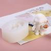 Cute Car Aromatherapy Gypsum Diy Diffuser Stone Air Outlet Holding Bucket Rabbit Plaster Silicone Mold Soap Mold Resin Mold