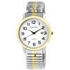 Montre - EXCELLANC - Homme - Bicolore Acier/or - Cadran Blanc 40 Mm - Quartz Date