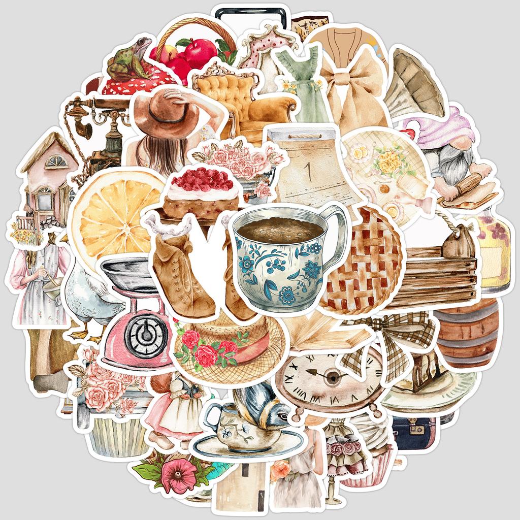 50 Aesthetic Graffiti Stickers Mobile Phone Computer Waterproof Decorative Stickers INS Style Aesthetic Stickers